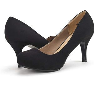 Dream Pairs Black 3” Heels